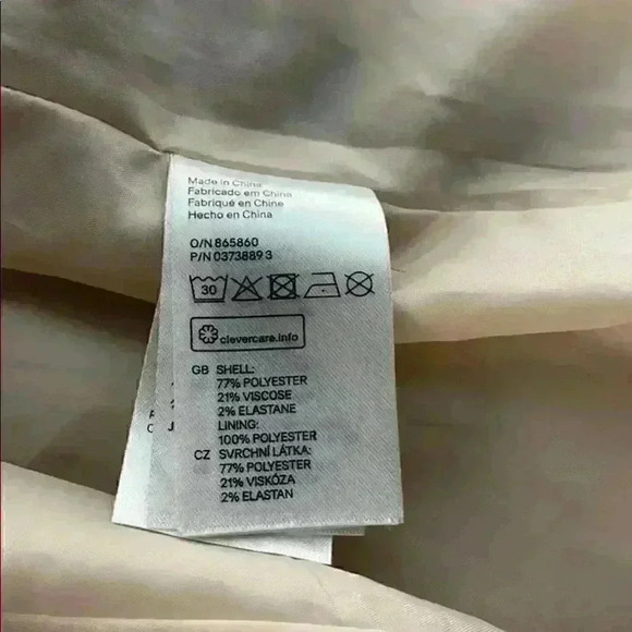 H&M Light Gray Casual Blazer in EUC✨ Comfy All Day Sz 6 - Picture 6 of 8